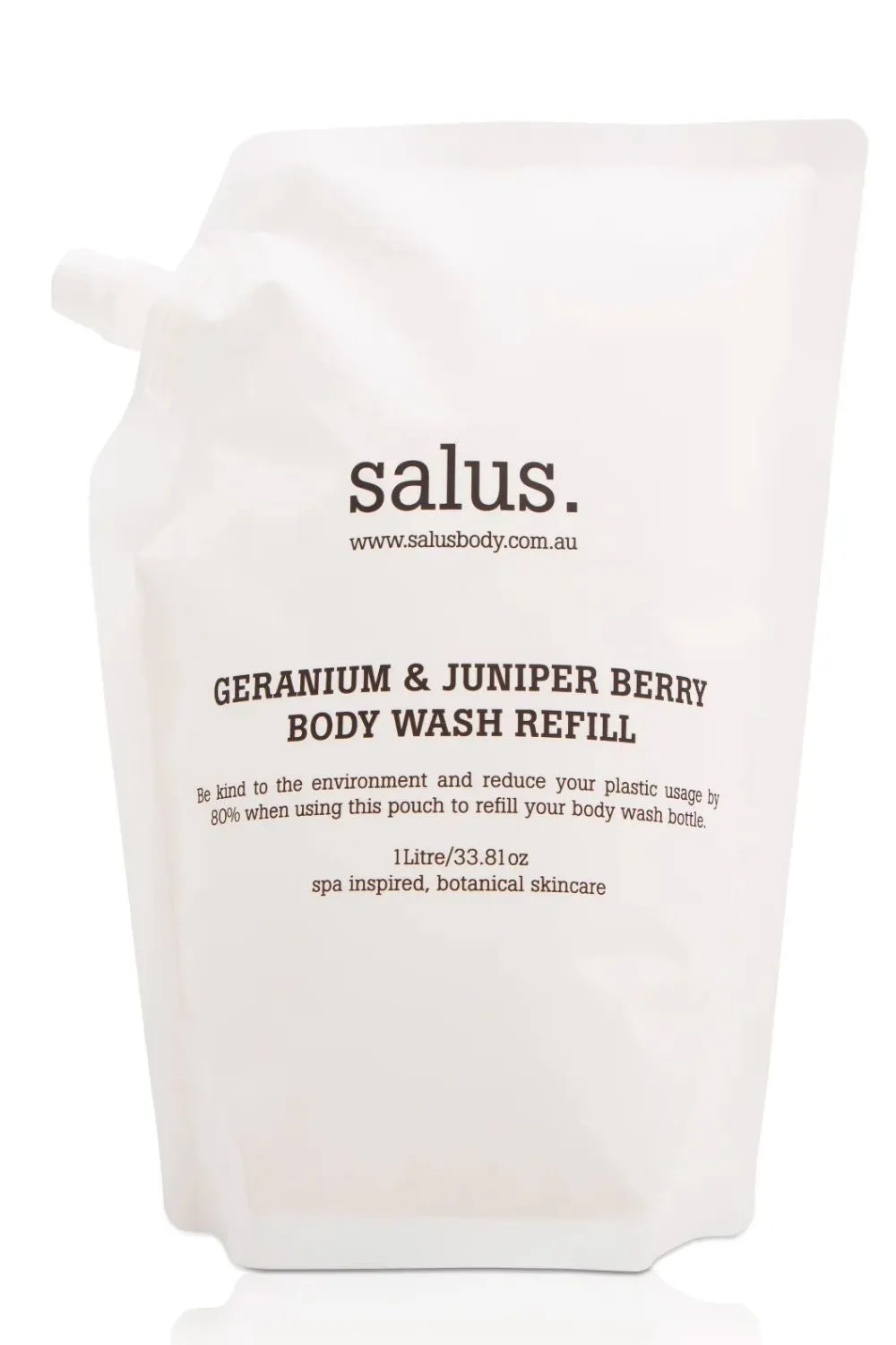 GERANIUM & JUNIPER BERRY BODY WASH - REFILL - 1 LITRE