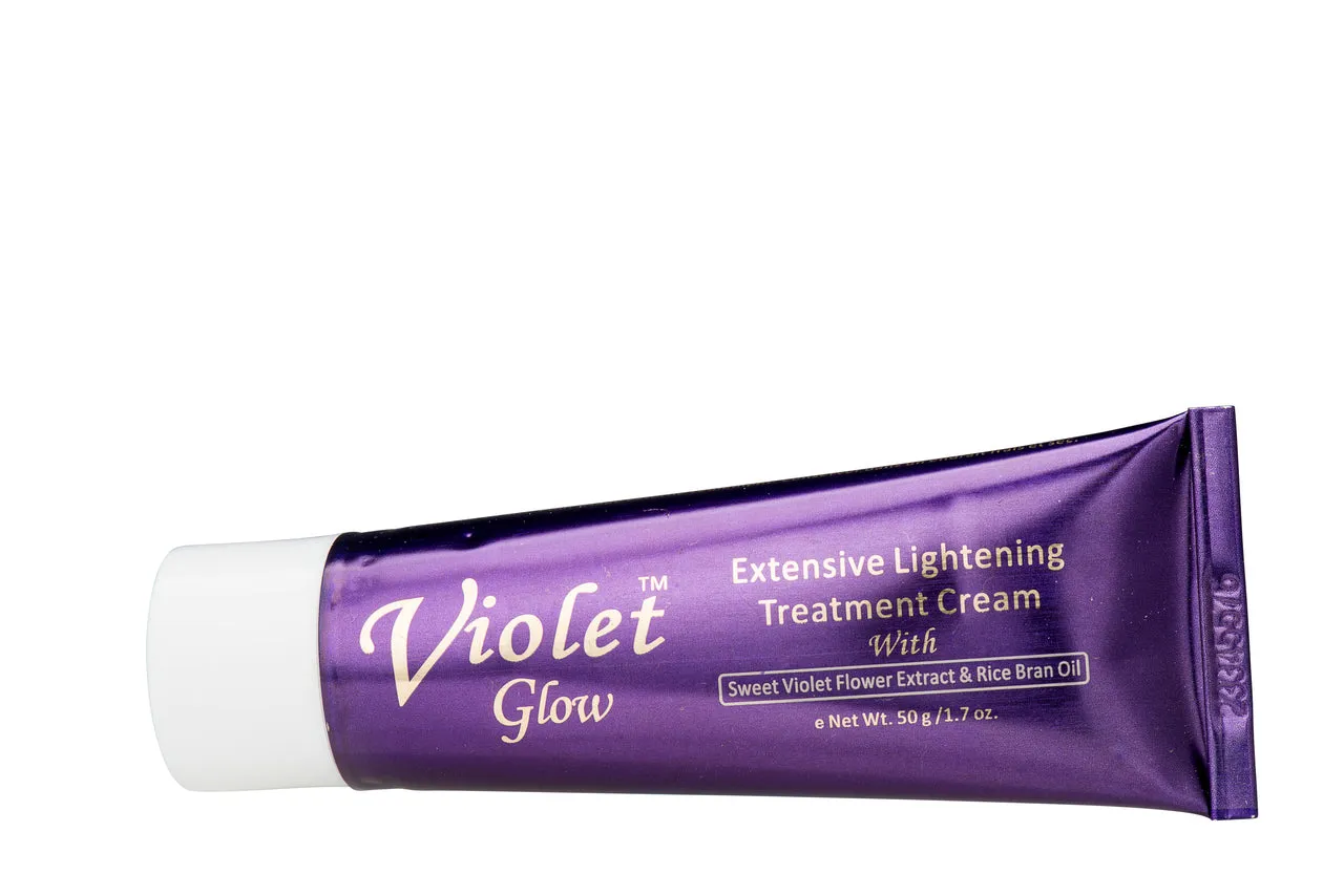 GLOW - Violet Glow Extensive Lightening Treatment Cream With Sweet Violet Flower Extract & Rice Bran Oil