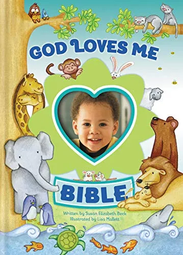 God Loves Me Bible: Photo Frame on Cover