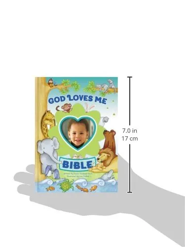 God Loves Me Bible: Photo Frame on Cover