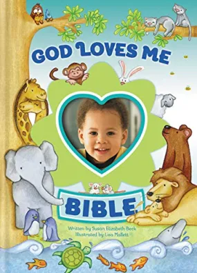 God Loves Me Bible: Photo Frame on Cover