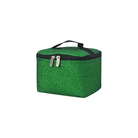 Green Glitter NGIL Cosmetic Case