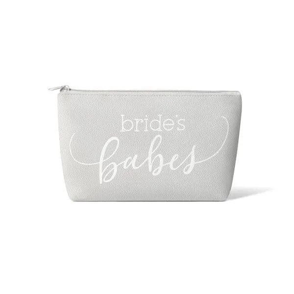 Grey Bride's Babes Makeup Bag