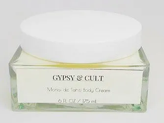 Gypsy & Cult Monoi De Tahiti Luxe Body Cream Moisturizer 6 Oz. For Dewy Skin