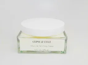 Gypsy & Cult Monoi De Tahiti Luxe Body Cream Moisturizer 6 Oz. For Dewy Skin