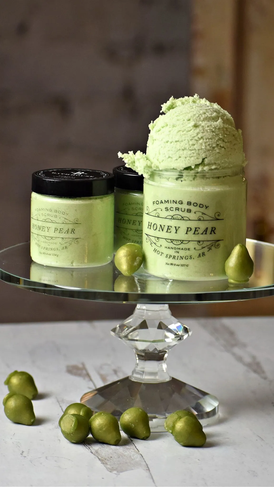 Honey Pear Foaming Body Scrub