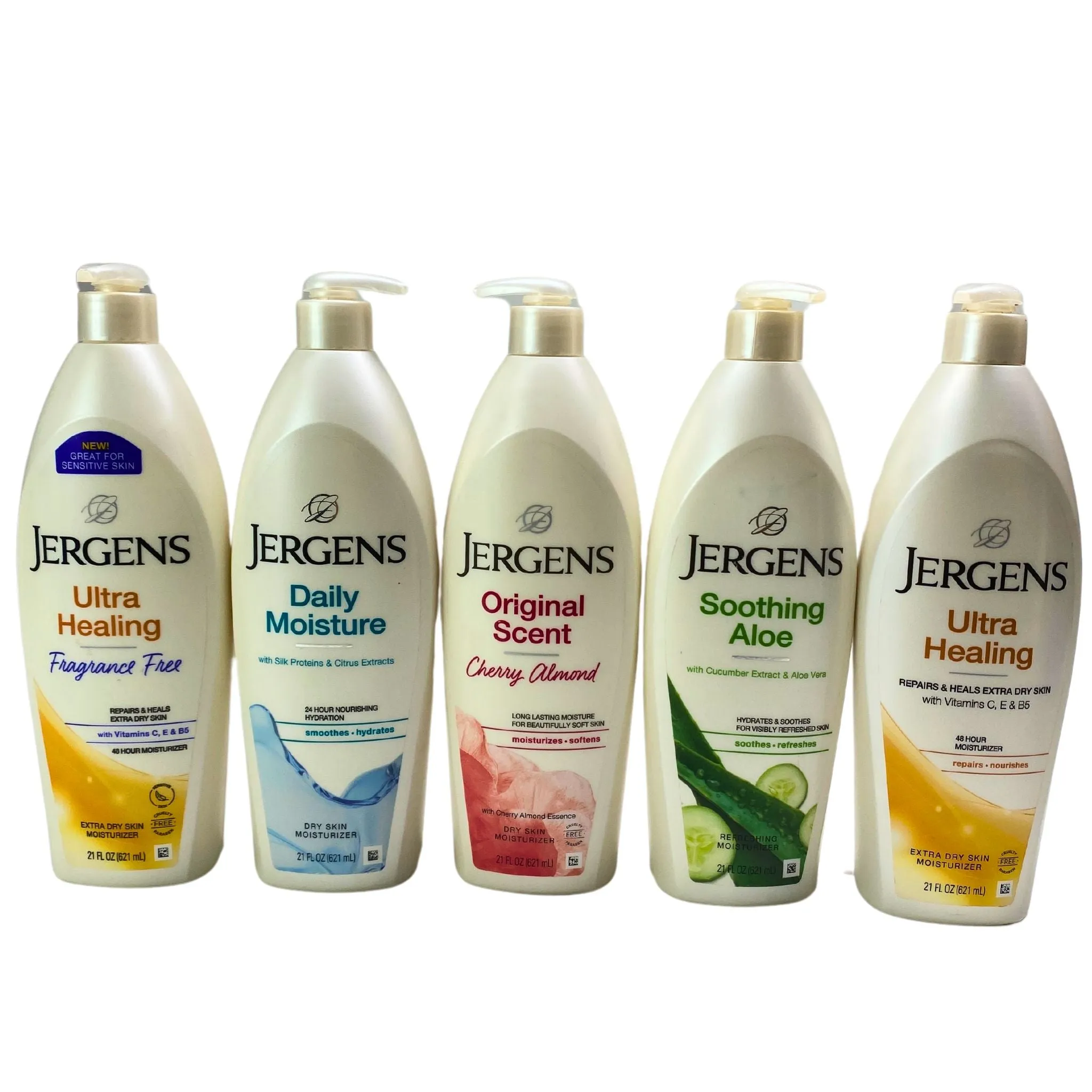 Jergens Assorted Lotion Moisturizer 21fl Oz (30 Pcs Lot)