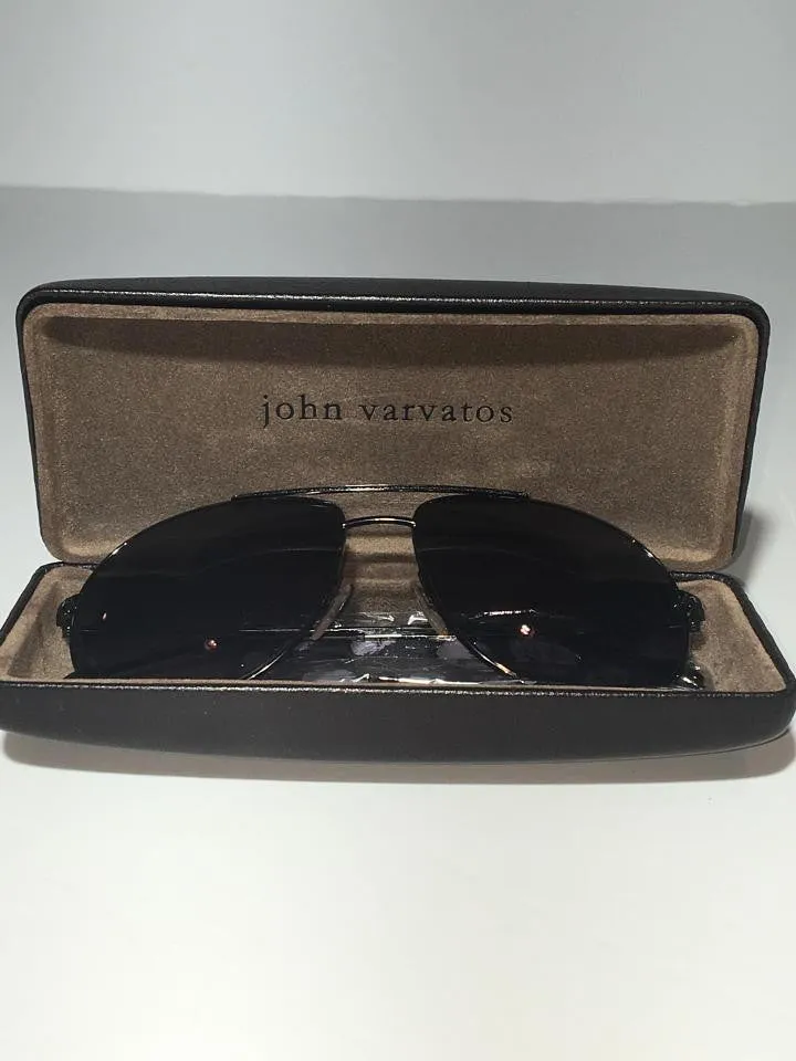 John Varvatos - Black Sunglasses