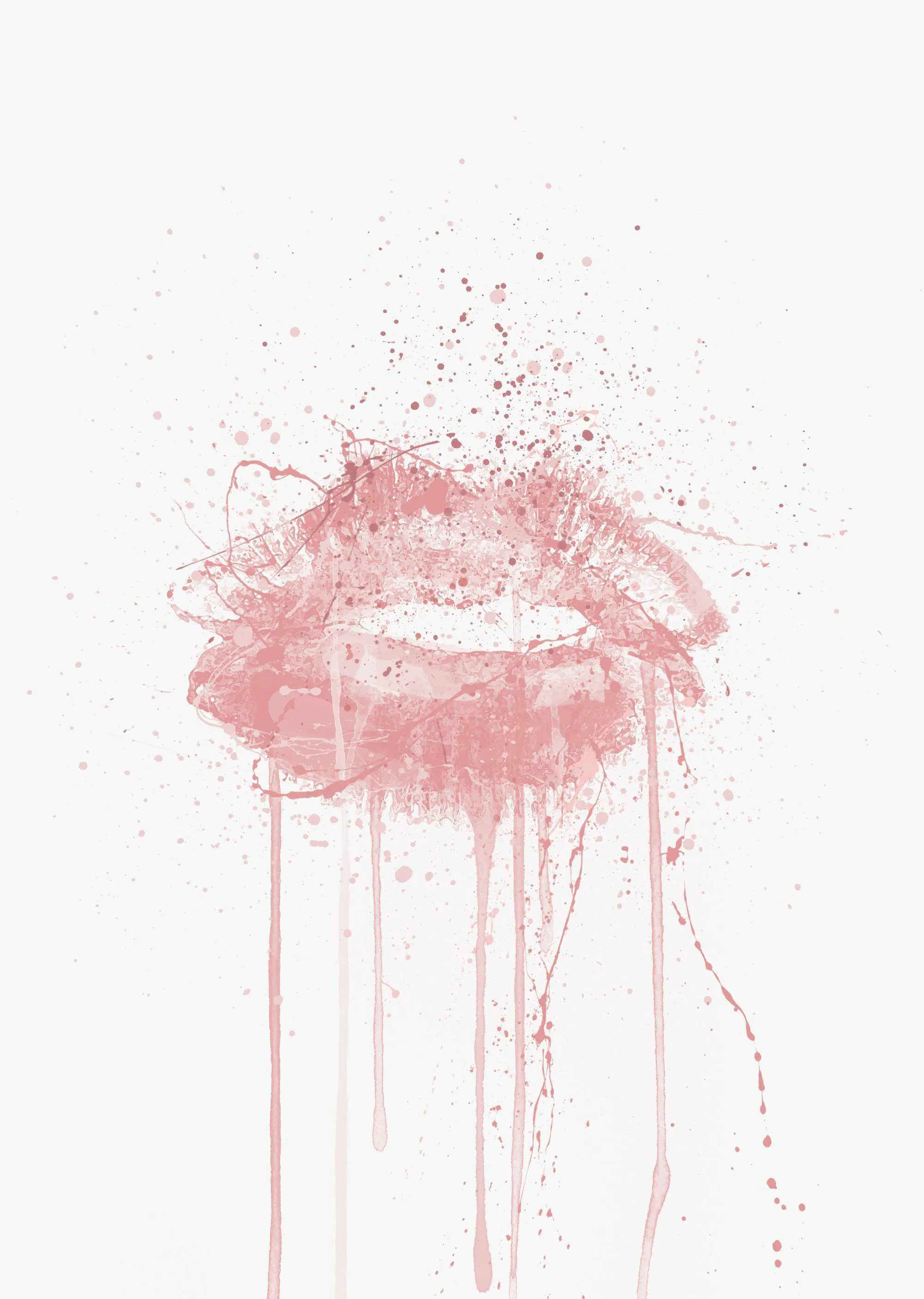 Kinda Sexy' Lips Wall Art Print