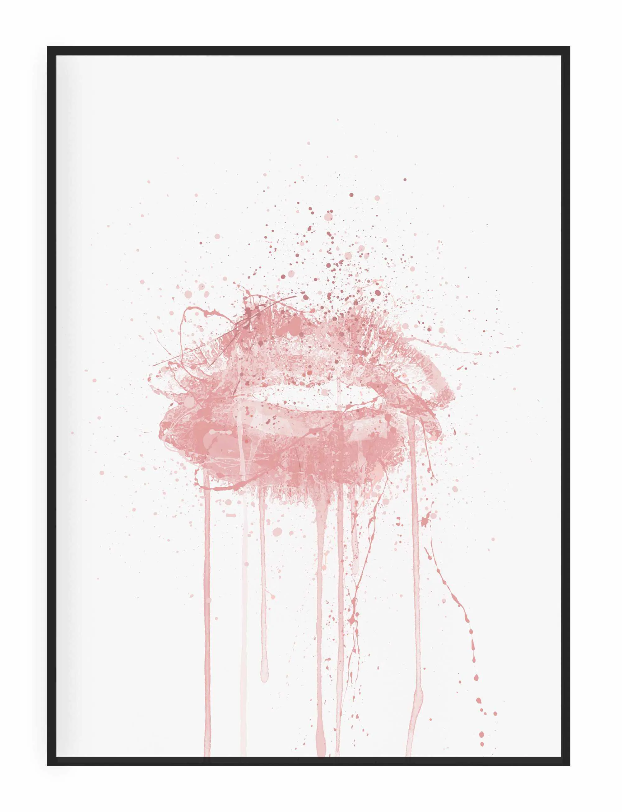 Kinda Sexy' Lips Wall Art Print