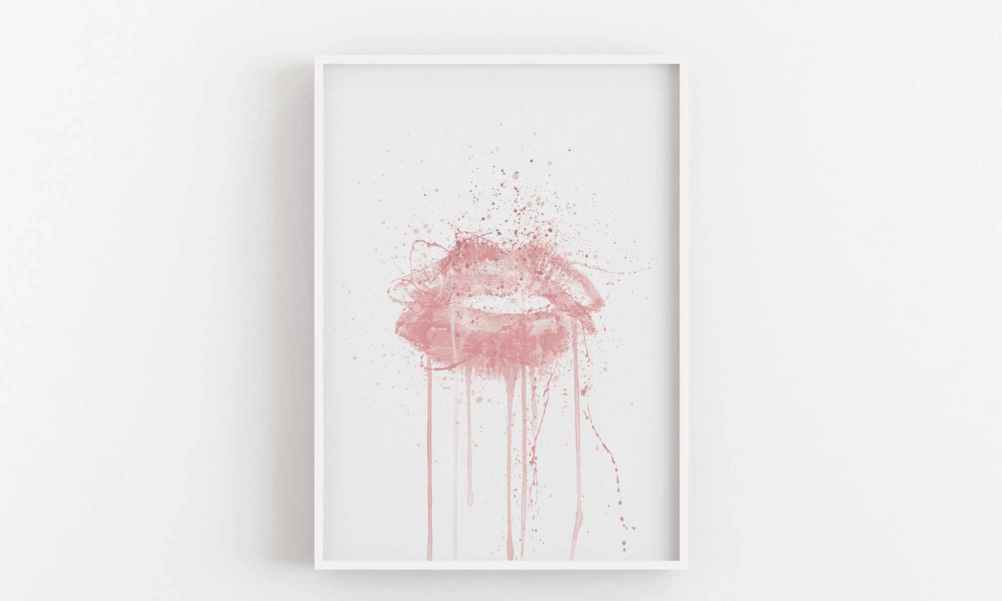 Kinda Sexy' Lips Wall Art Print