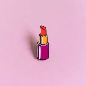 Lipstick Lesbian — enamel pin