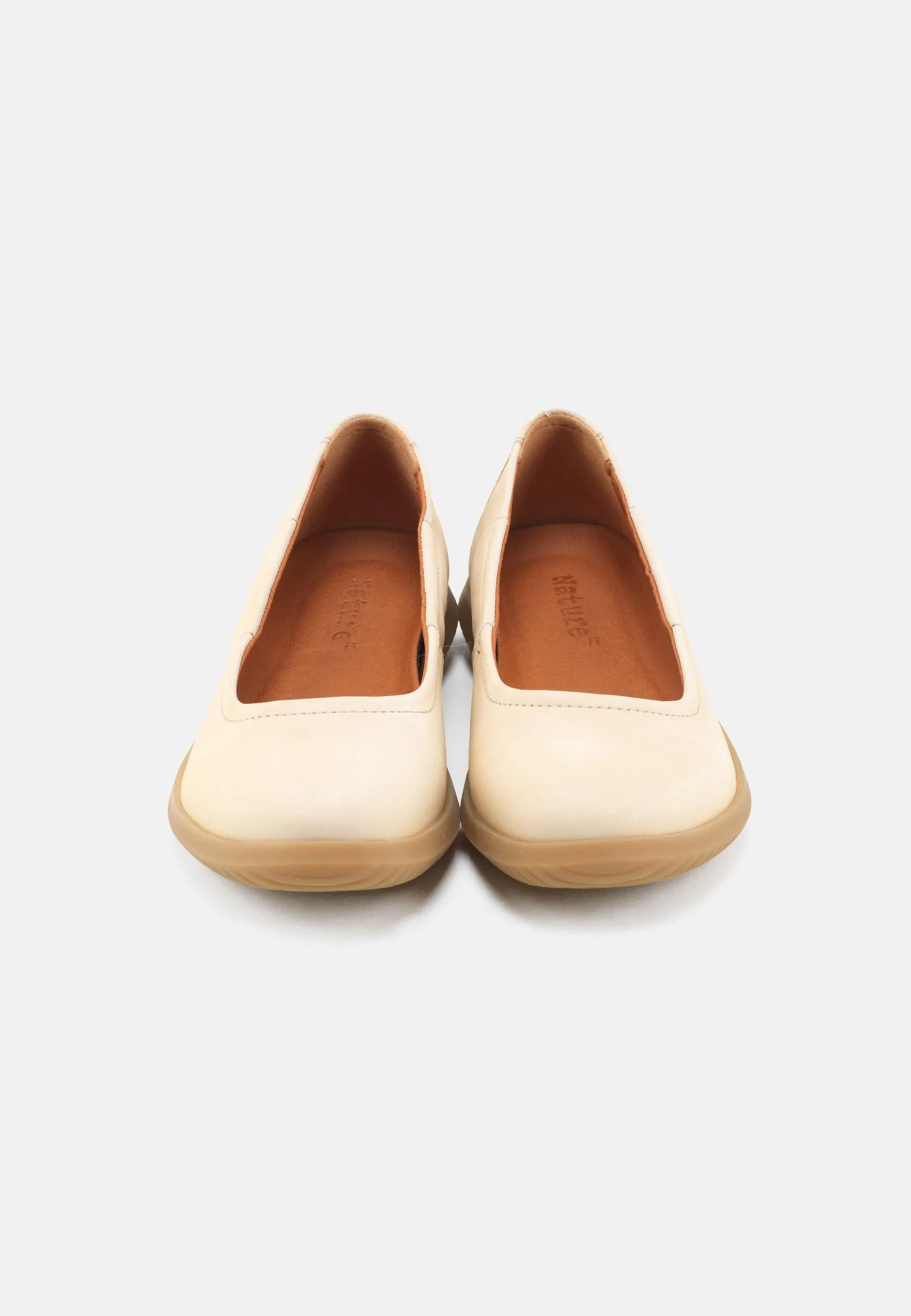 Marie Ballerina Nubuck - Cream