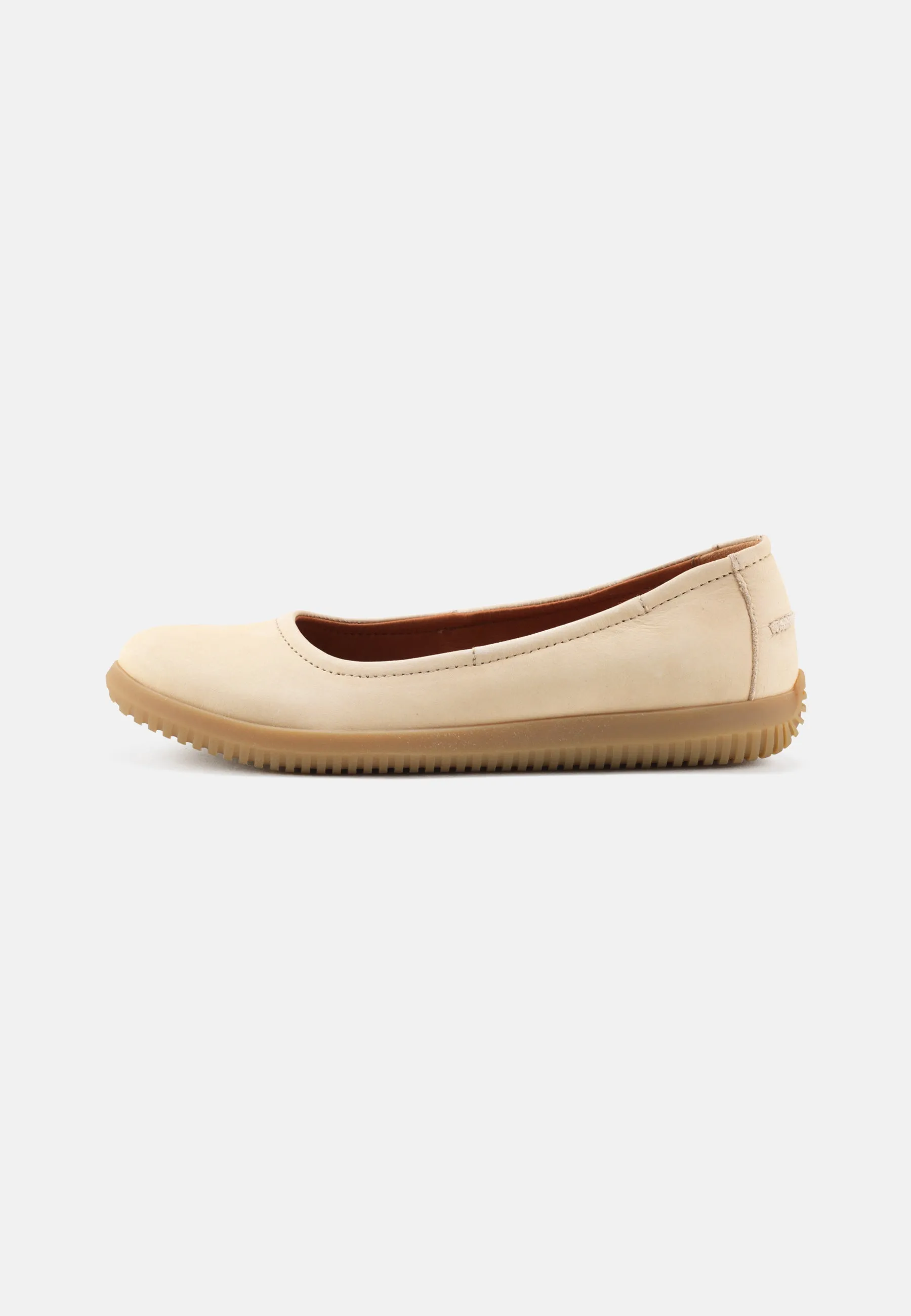 Marie Ballerina Nubuck - Cream