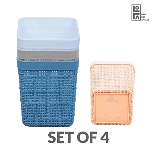 Mini Multipurpose Storage Basket (Set of 4)