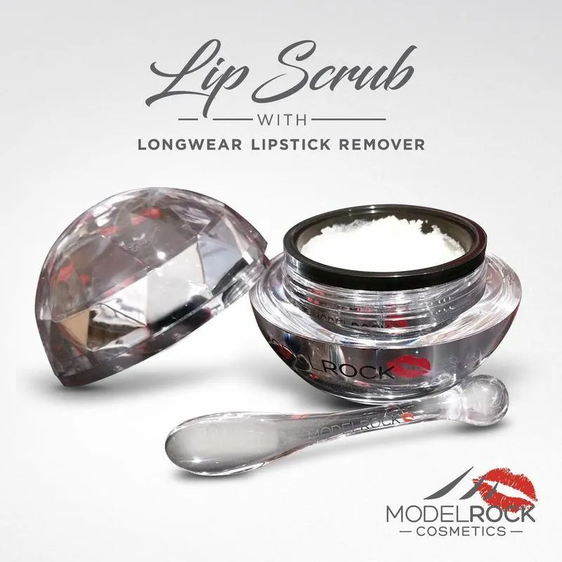 MODELROCK Lip Scrub - 2 in 1 Formula with Longwear lipstick remover