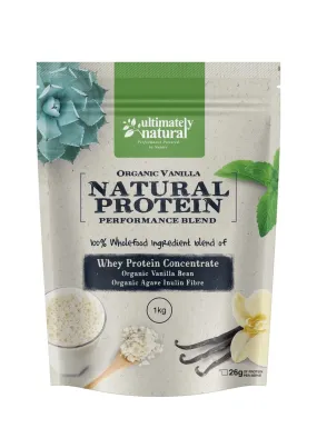 Organic Vanilla Natural Whey Protein Powder 1KG