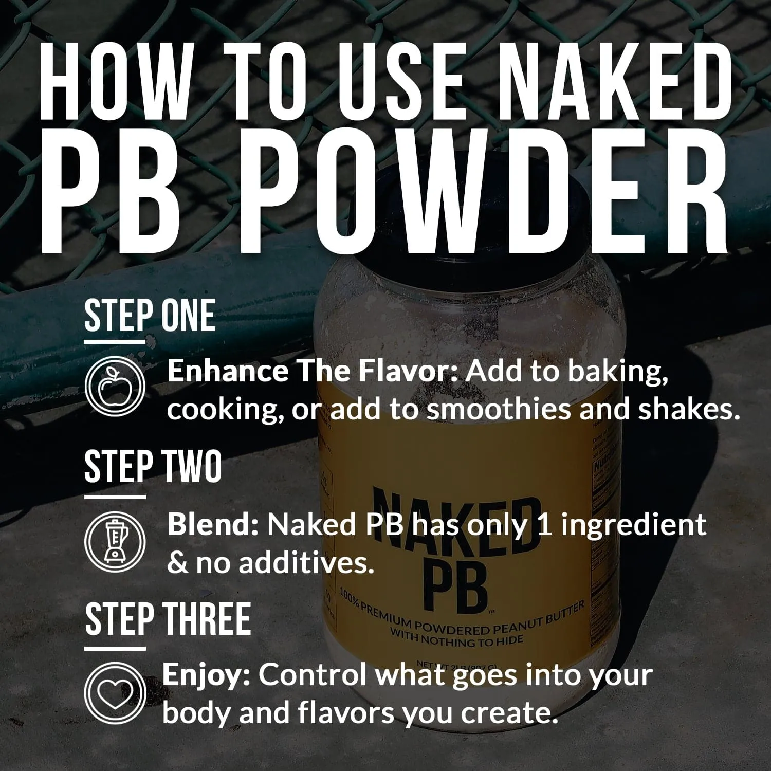 Powdered Peanut Butter | Naked PB - 2LB