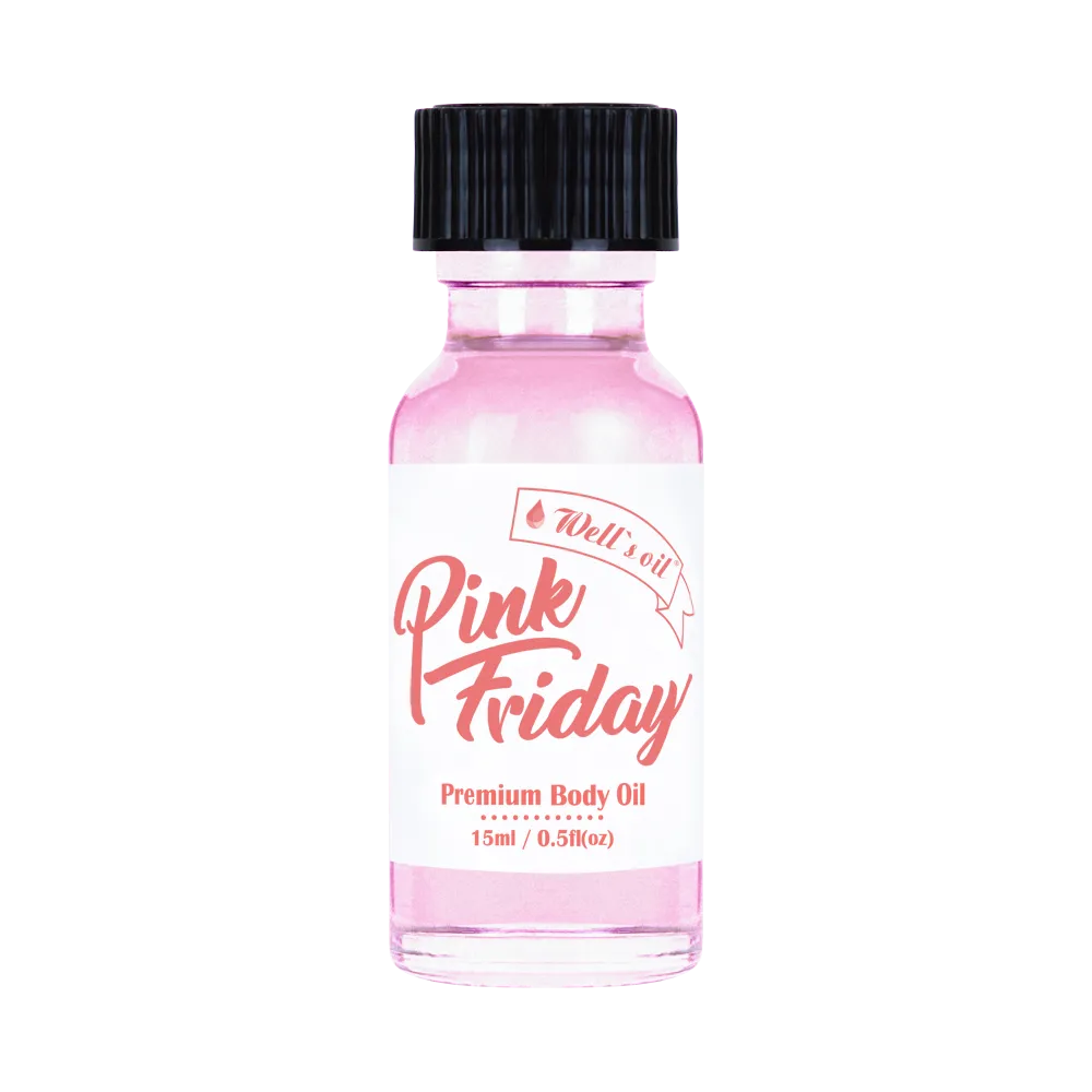 Premium Body Oil - Inspired by Pink Friday (0.5 Fl Oz / 15 ml)