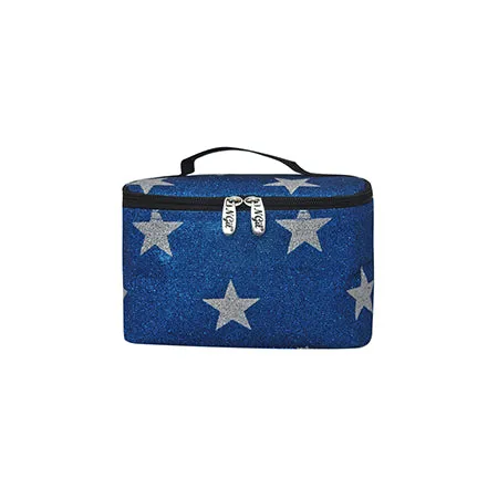 !SALE! Royal Blue Glitter Super Star NGIL Cosmetic Case