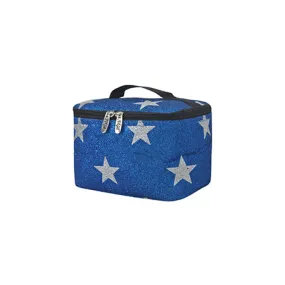 !SALE! Royal Blue Glitter Super Star NGIL Cosmetic Case