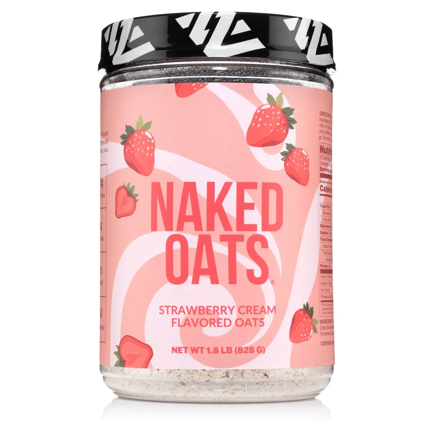 Strawberry Cream Protein Oats | Naked Oats