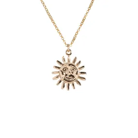 Sun Necklace in Gold