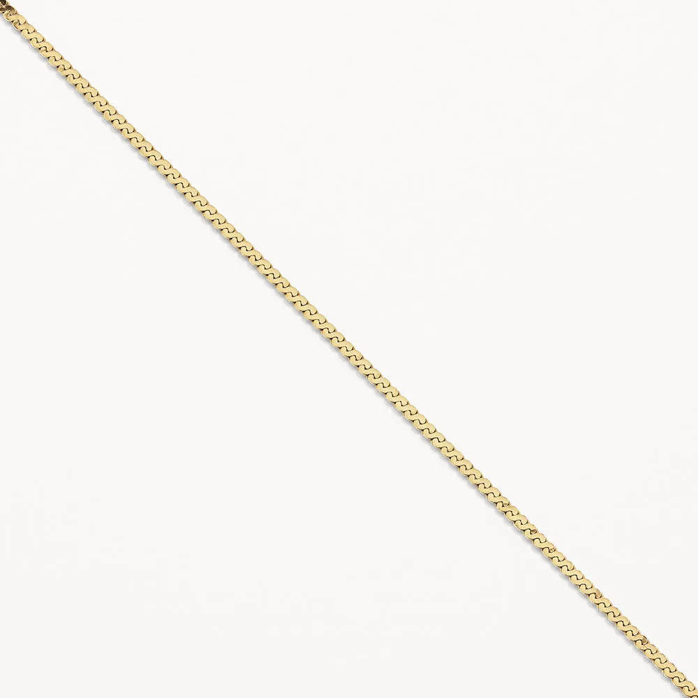 Viper Choker Chain Necklace in Gold